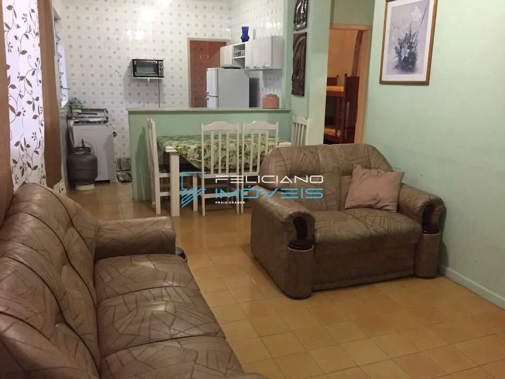 Imagem Apartamento com 2 quartos, Mirim, Praia Grande - R$ 350 mil, Cod: 6166