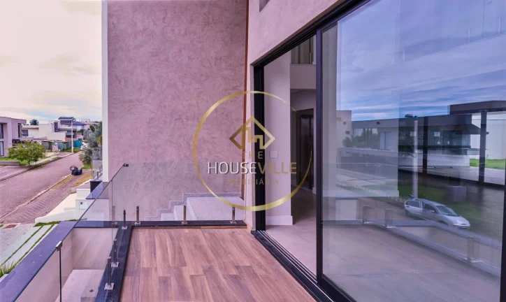 Imagem Casa Sobrado, 4 dormitórios ( 4 suítes), 4 vagas, Cond. Paratehy Norte Sjc.