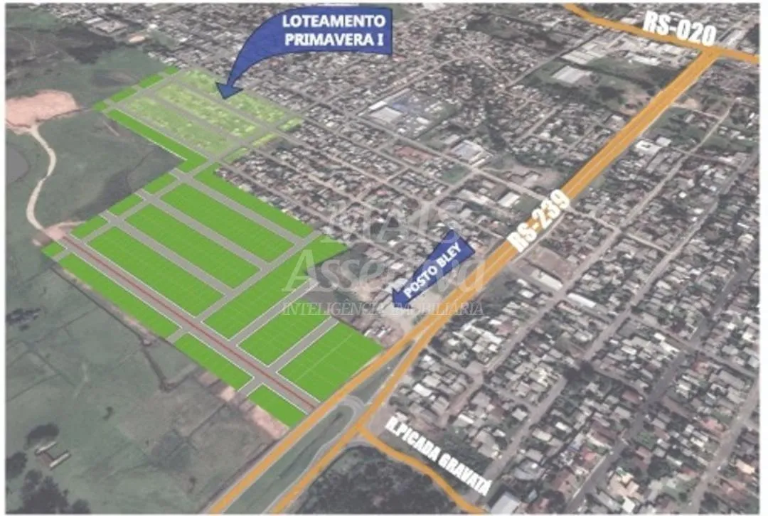 Imagem Terrenos para venda loteamento Residencial Primavera II, bairro Ideal em Taquara