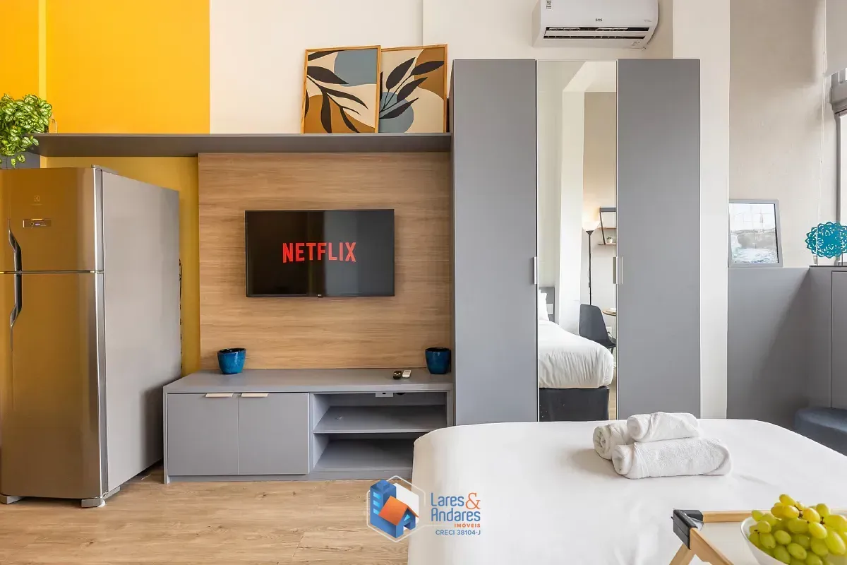 Imagem Studio para venda e locação em Moema com 1 quarto, 27m²
