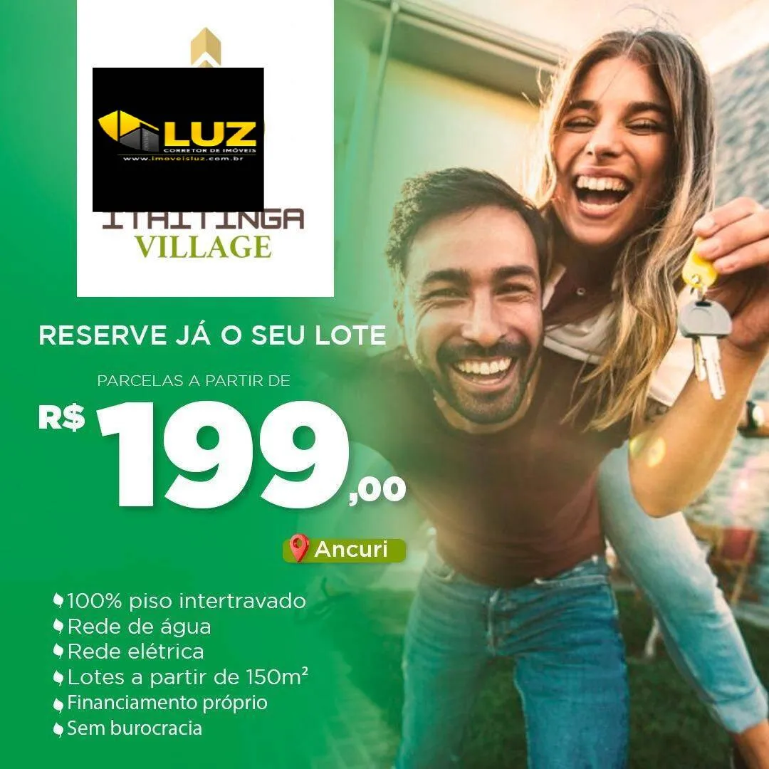 Imagem ITAITINGA VILLAGE - LOTES PRÓXIMO A MESSEJANA