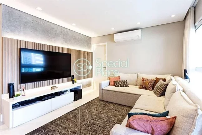 Imagem Excelente apartamento à venda no Brooklin, totalmente reformado, pronto para morar! - Área: 124,00...