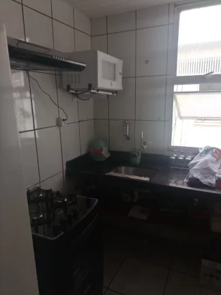 Imagem Apartamento de frente composto de 2 quartos banheiro social uma vaga de garagem na Praia do Morro
