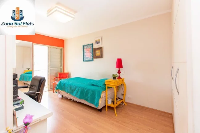 Imagem Apartamento à Venda No Brooklin Com 4 Dormitórios Sendo 2 Suítes e 2 Vagas - 1 Por Andar