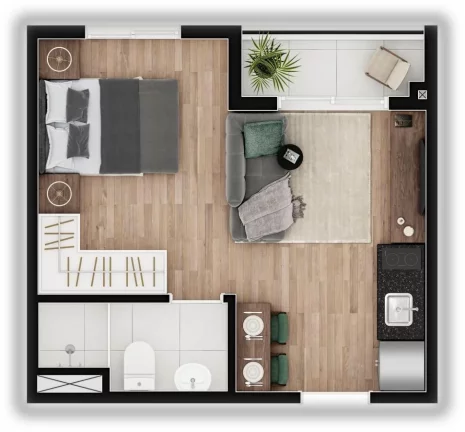 Imagem CONNECT PAULISTA - VINX - Studios de 23m², ótimo para morar ou investir na região da Bela Vista! !