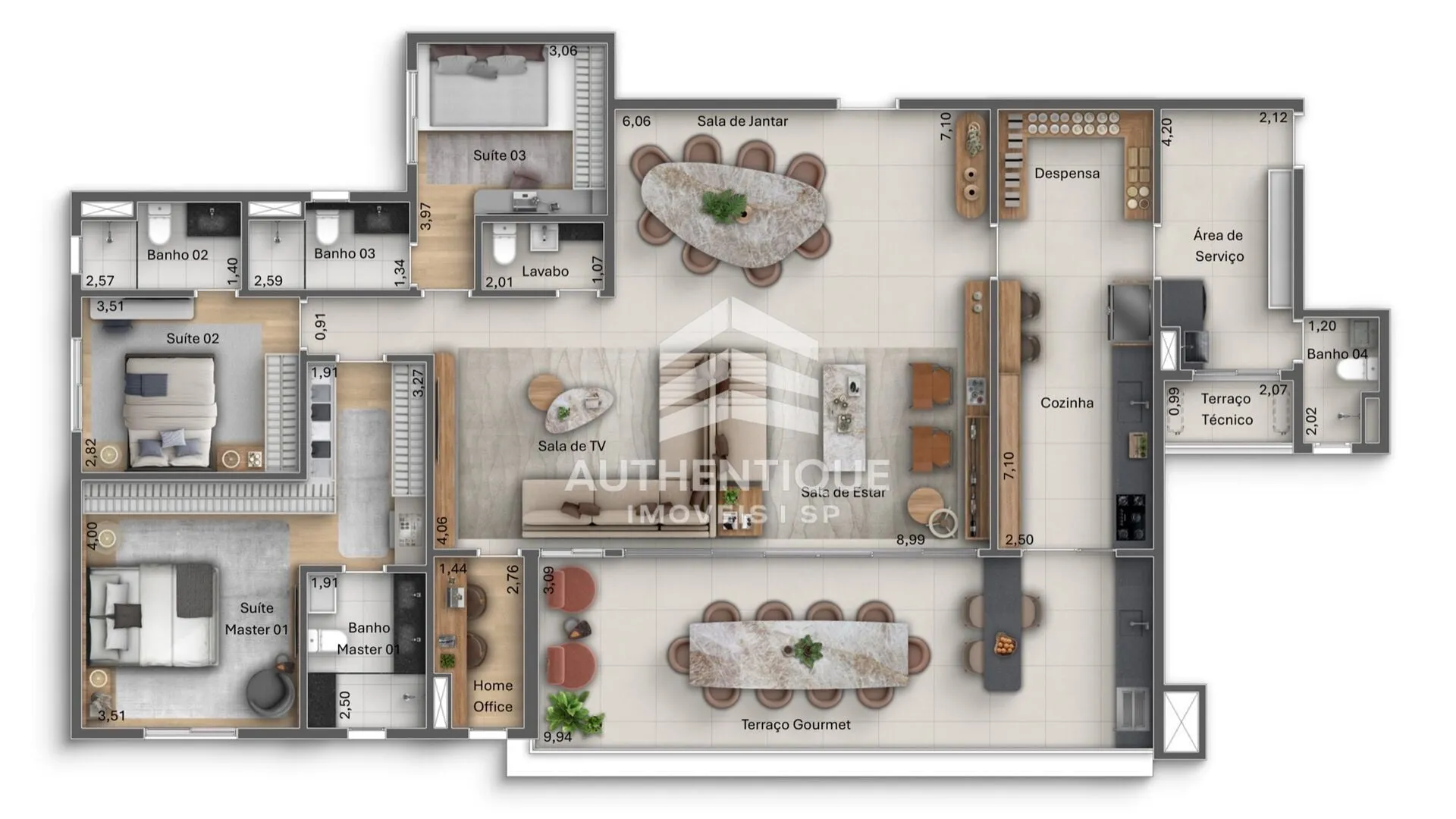 Imagem MARCO ZERO ONE SBC - Apartamento no bairro Jardim do Mar à venda