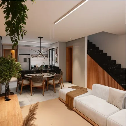 Imagem Casa para Venda em Santo André, Jardim Bela Vista, 3 dormitórios, 3 suítes, 1 banheiro, 2 vagas
