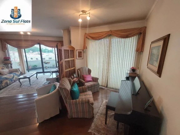 Imagem Apartamento à Venda No Campo Belo Com 4 Dormitórios Sendo 3 Suítes e 3 Vagas