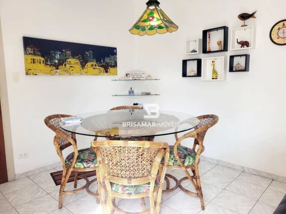 Imagem Apartamento com 3 dormitórios à venda, 103 m² por R$ 570.000,00 - Pitangueiras - Guarujá/SP
