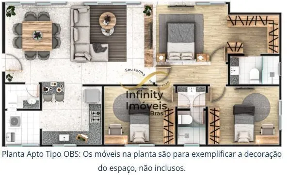 Imagem Residencial Vilma Xavier - Apartamento à venda no bairro Padre Eustáquio - Belo Horizonte/MG