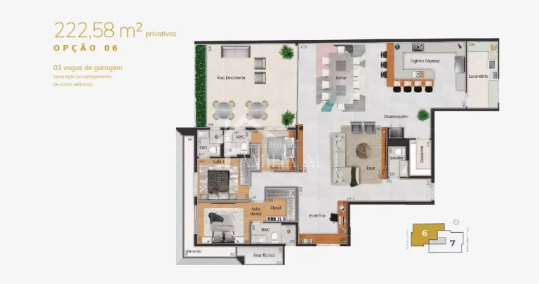Imagem APARTAMENTO GIARDINO ALTO PADRÃO NO AMÉRICA