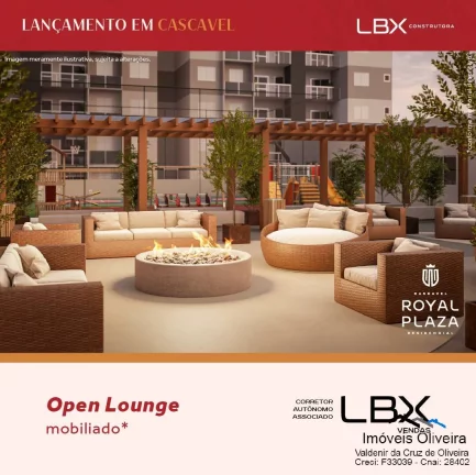 Imagem Apartamentos Edifício Royal Plaza a partir de R$ 381.460,90