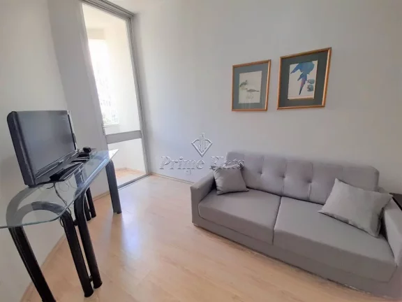 Foto do imóvel Flat disponível para locação no Stagium Studio, com 33m², 1 dormitório e 1 vaga de garagem em Alameda Campinas
