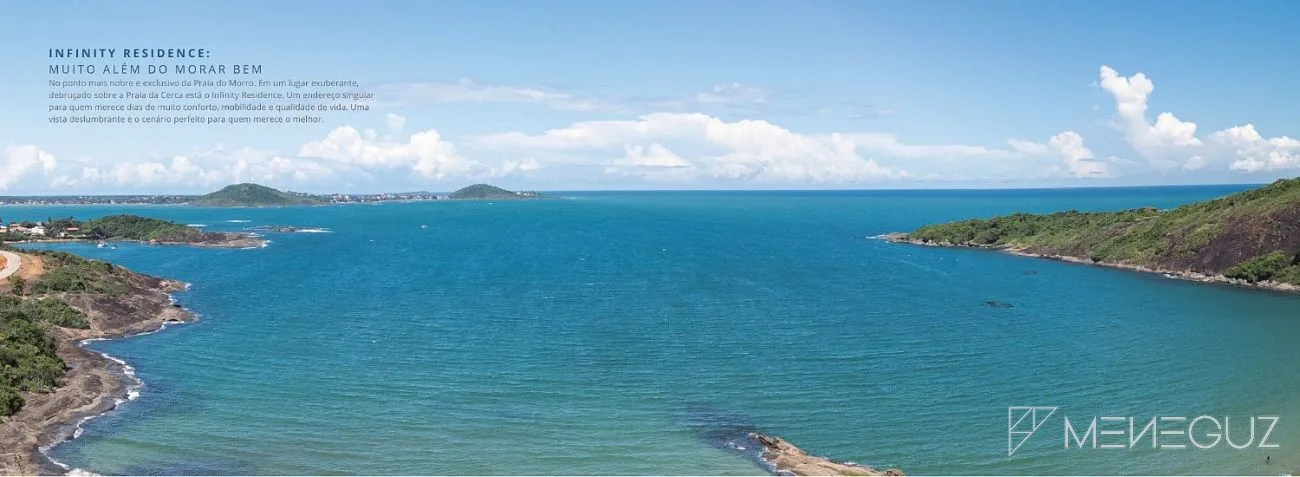 Imagem Lançamento Infinity Residence da JCC Construtora é um empreendimento de alto padrão localizado na Praia da Cerca, em Guarapari.