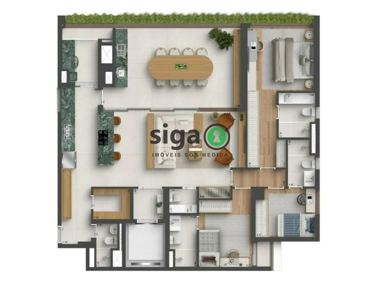 Imagem Apartamento para venda na Vila Clementino 04 dormitórios, São Paulo - SP