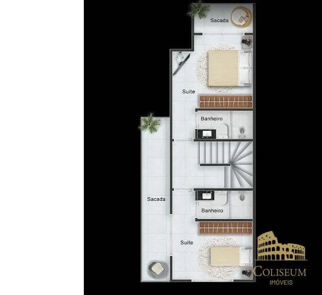 Imagem Casa à venda por R$ 840.000,00 - Caiçara. - Praia Grande/SP