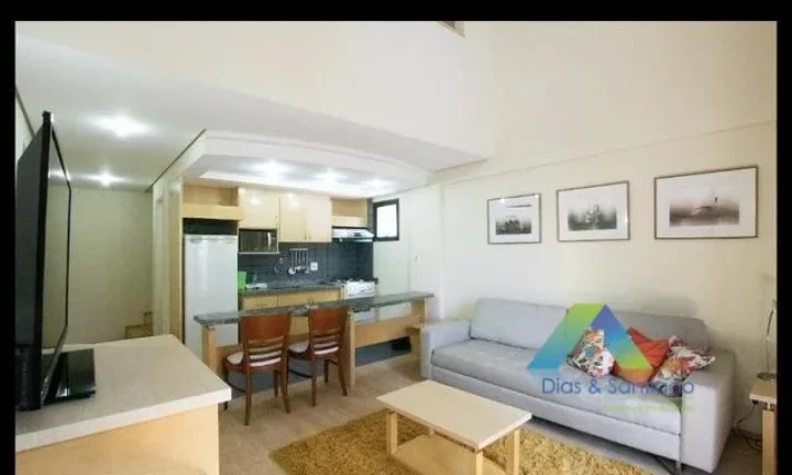Foto do imóvel Apartamento Duplex com 1 dormitório à venda, 55 m² por R$ 660.000,00 - Moema