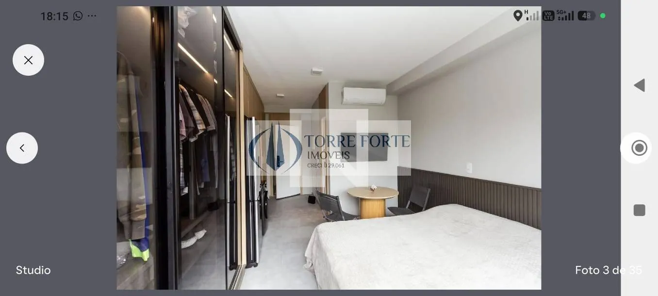 Imagem Ótimo apartamento, 25 m² mobiliado, bem localizado na Vila Nova Conceição
