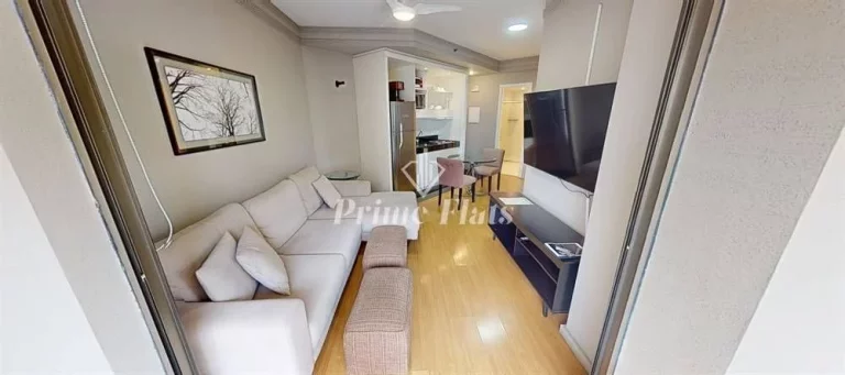 Imagem Flat disponível para venda no Gran Estanconfor Itaim, com 52m², 1 dormitório e 1 vaga de garagem