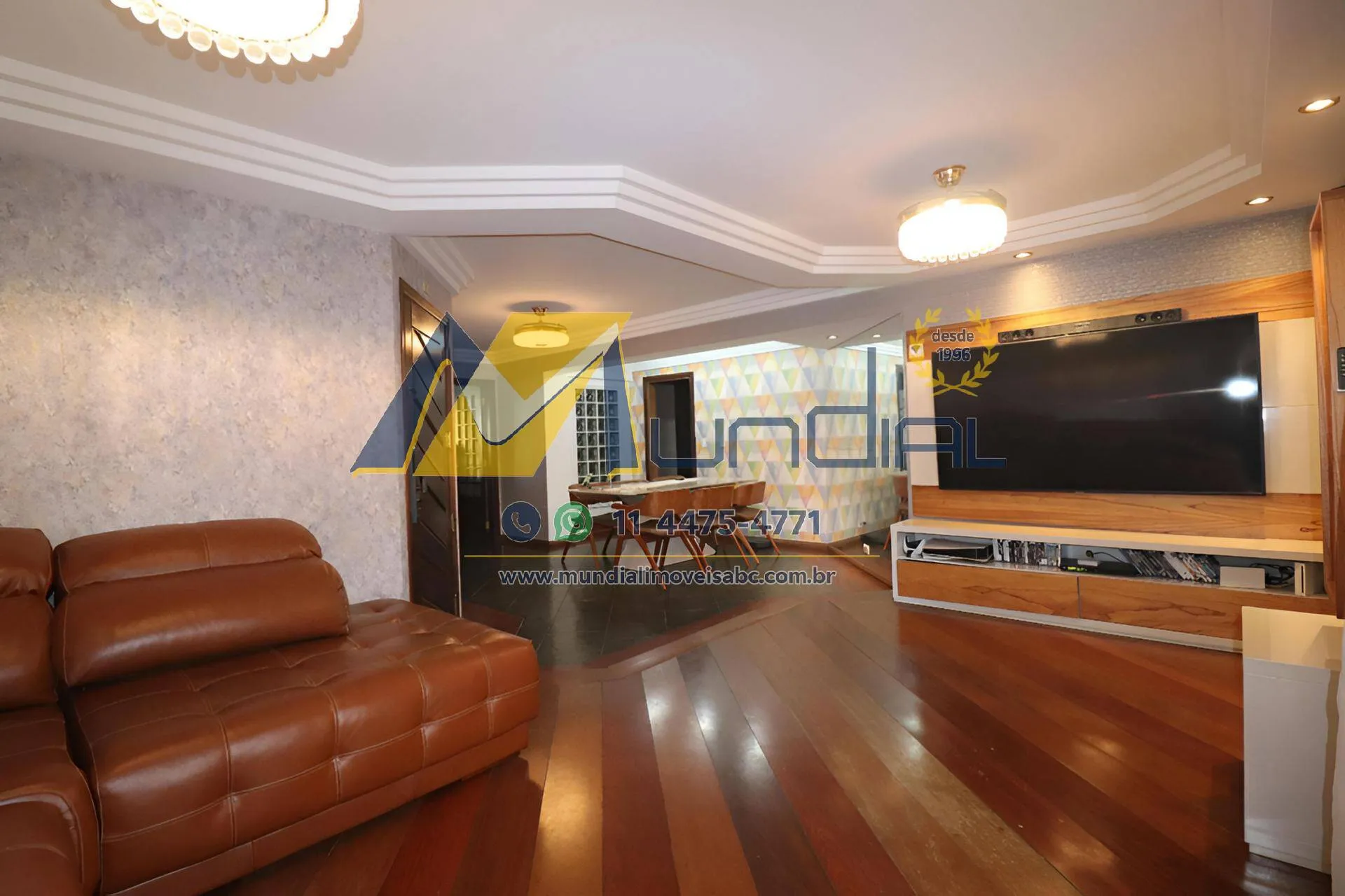 Foto do imóvel Apartamento amplo para locação na Vila Bastos - 180 m² e 4 vagas