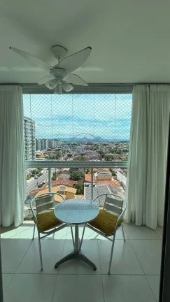 Imagem Apartamento com 1 qt, varanda, montado com planejados - aceita temporada