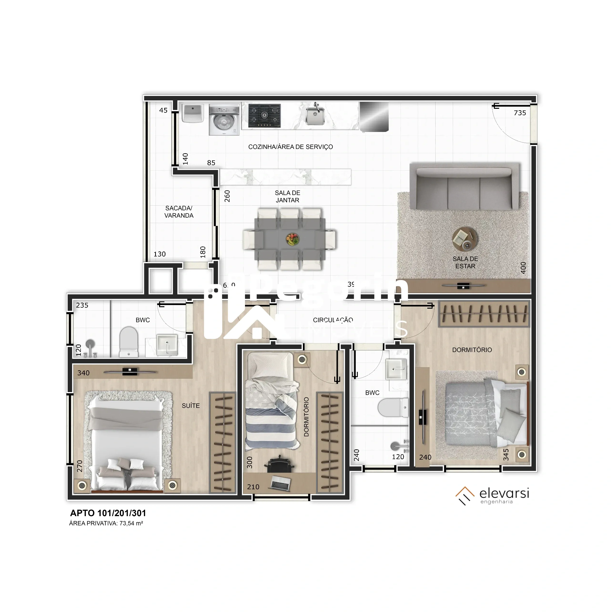 Imagem Apartamento à venda com 3 quartos e churrasqueira em Centro, Pinhais
