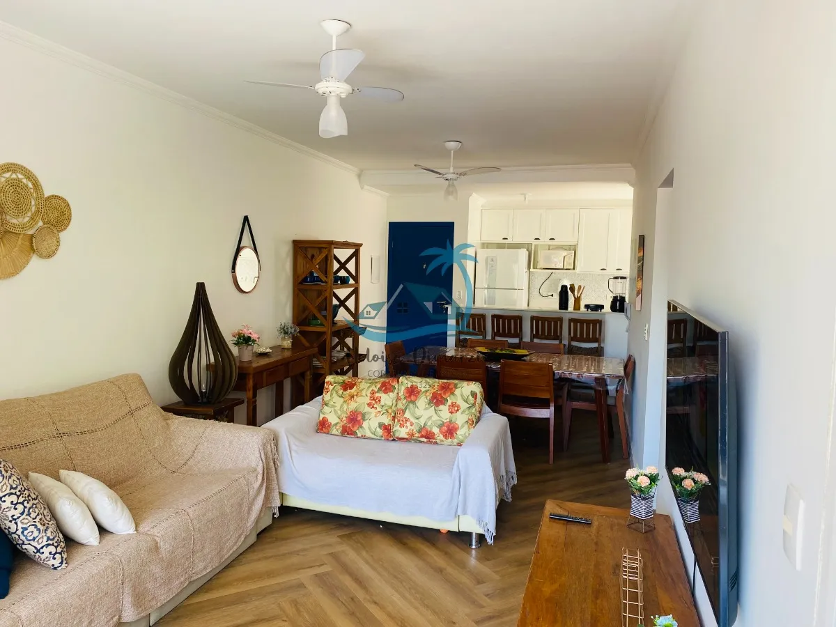 Imagem Excelente apartamento com 82m² a venda a poucos metros do mar na Praia da Enseada em Ubatuba.