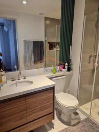 Imagem Apartamento com 95m² de área útil, com 2 dormitórios, sendo 1 suíte, banheiro social, sala inte...