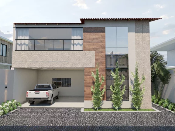 Imagem Sobrado 4 Quartos, 378 m² c/ Lazer à Venda na 106 Norte