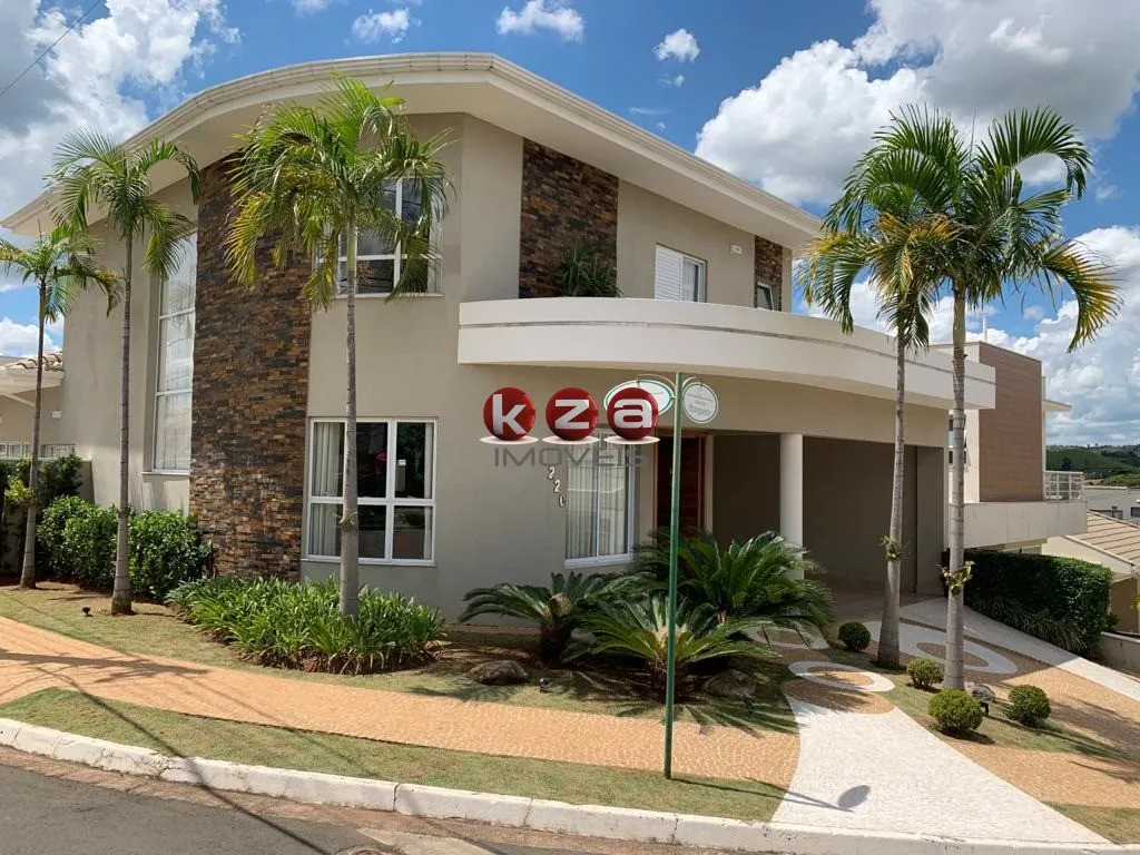 Imagem Impecável casa em condomínio à venda em Valinhos-SP, bairro Pinheiro: 3 quartos, 3 suítes, 3 salas, 5 banheiros, 4 vagas, 265m².