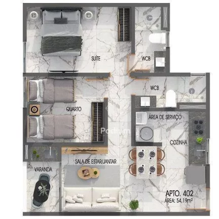 Imagem Apartamentos com varanda/ sacada gourmet a 300m da praia do Bessa no Jardim Oceania - AP1656