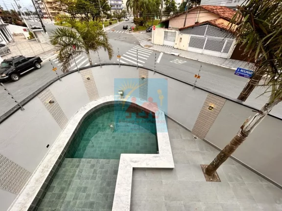 Imagem Sobrado com 3 dorms, Caiçara, Praia Grande - R$ 990 mil, Cod: 2174