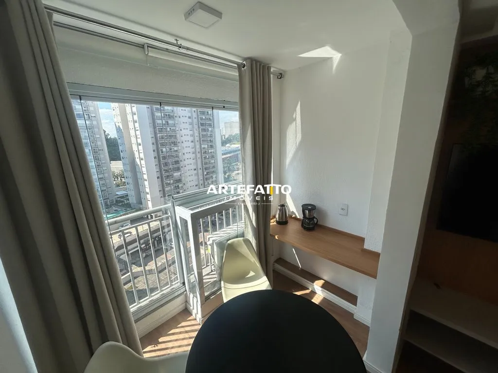 Imagem Studio semi-mobiliado com 25 mts ao lado do metrô - Lazer completo