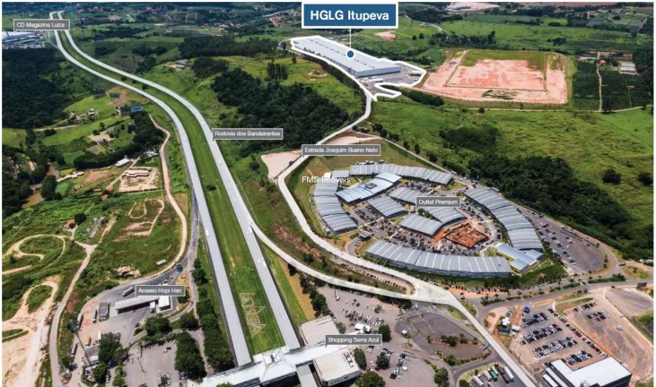Imagem Galpão comercial em condomínio para locação em Itupeva-SP, bairro Jardim Alegre. 2 banheiros, 8 vagas de garagem, 4.259,00 m².