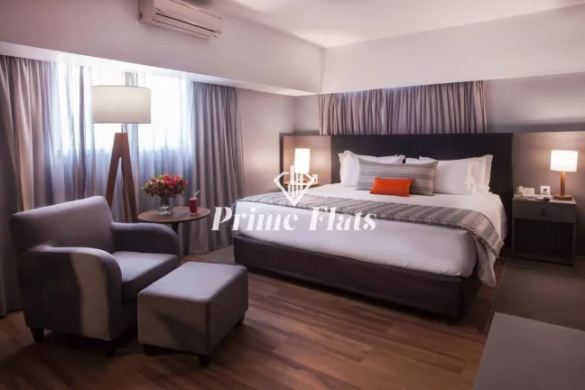 Imagem Flat disponível para venda Wyndham São Paulo Berrini, com 29m², 1 dormitório e 1 vaga