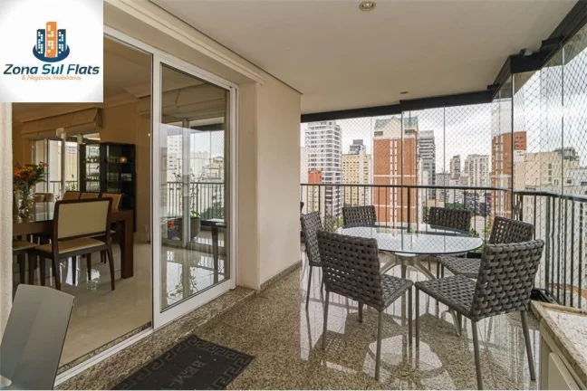 Imagem Apartamento à Venda No Cerqueira Cesar Com 3 Dormitórios e 4 Vagas - Varanda Gourmet
