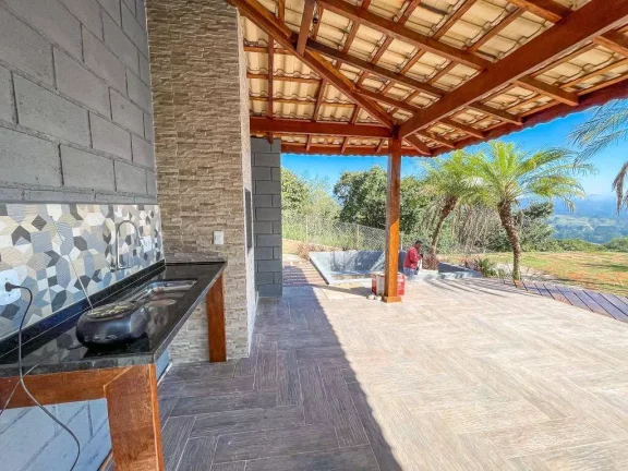Imagem Mini Chácara Atibaia, piscina, linda vista, FINANCIAMENTO BANCÁRIO!