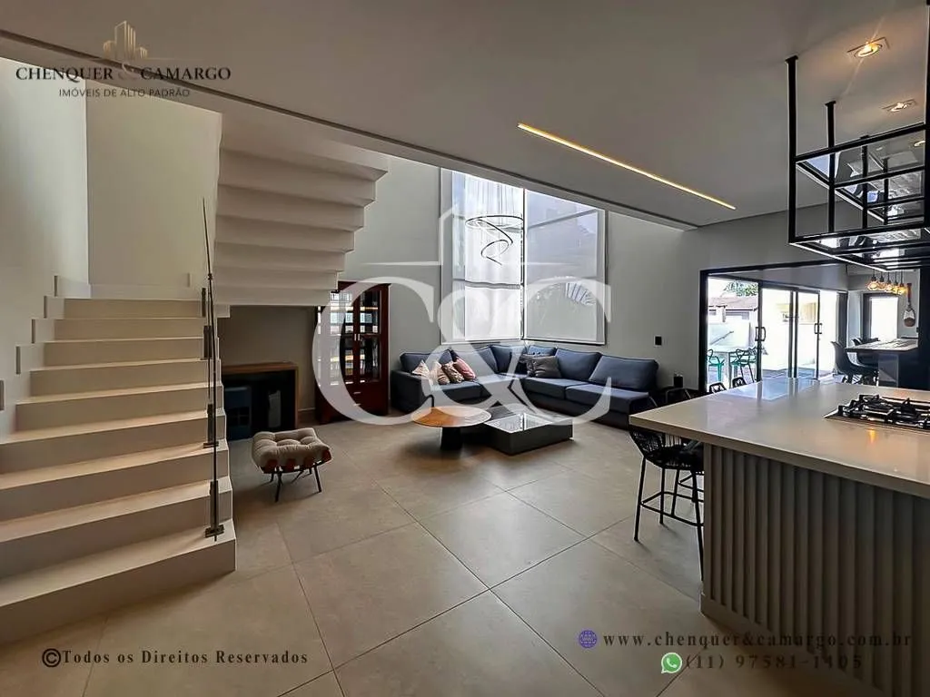 Imagem Casa Alto Padrão Mobiliada Reserva da Serra Jundiaí 4 Suítes Locação