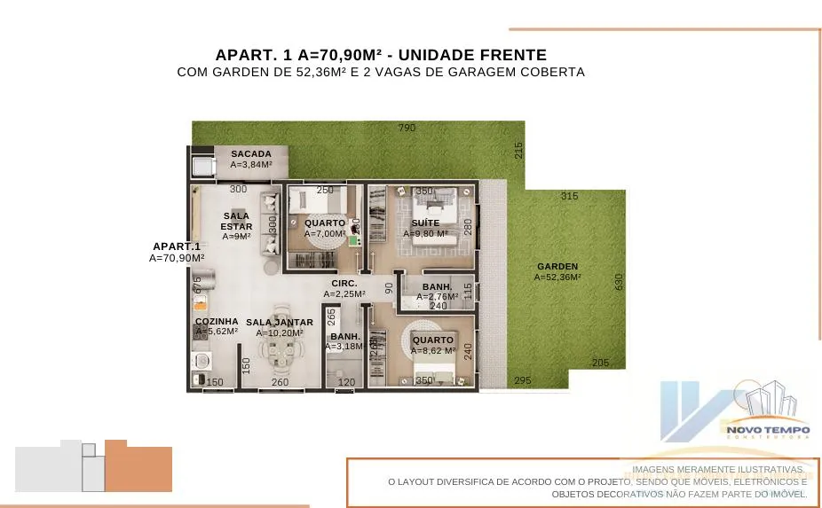 Imagem Apartamento para Venda em Curitiba, Boqueirão, 3 dormitórios, 1 suíte, 2 banheiros, 2 vagas