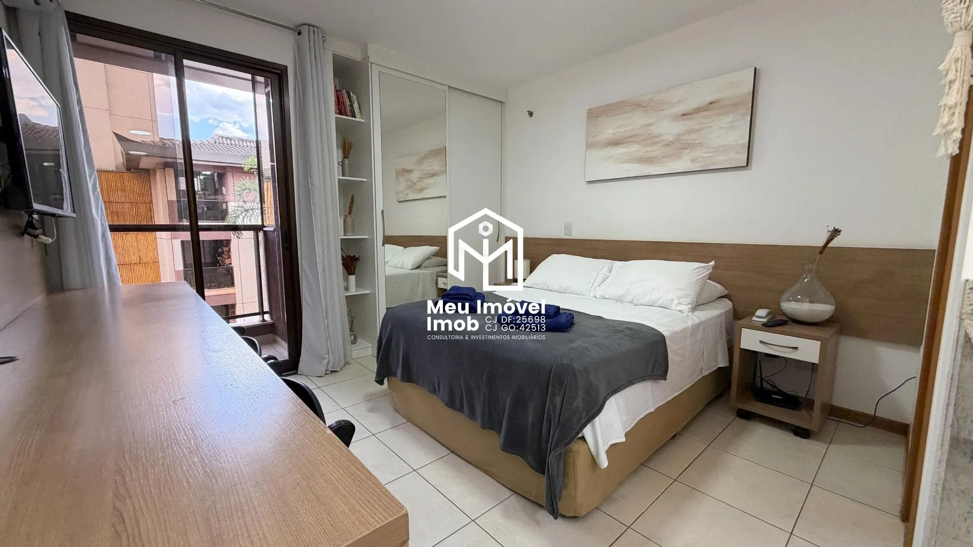 Imagem Apartamento Life Resort 1 Quarto Varanda Mobiliado Brasília