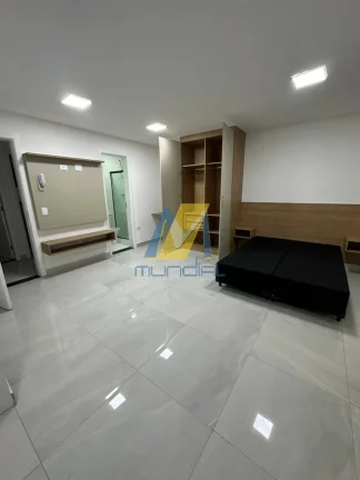 Quer morar em um studio novinho, mobiliado e com aluguel acessível em S. A.