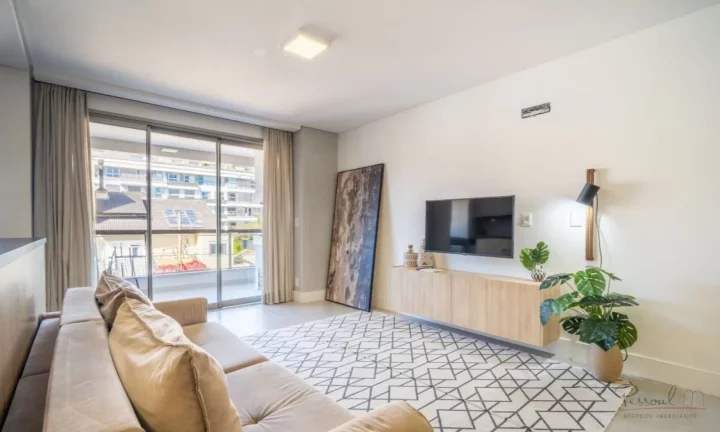 Imagem Apresentamos um apartamento novo, decorado e totalmente mobiliado, pronto para morar ou investir, lo...