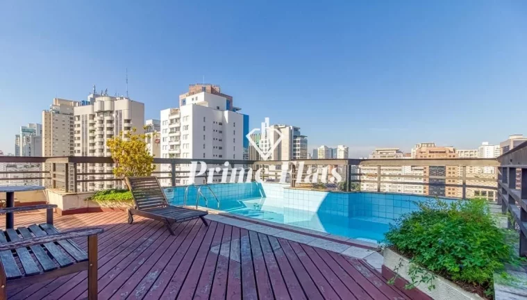 Imagem Flat disponível para locação no Condomínio Tiffany Residence, com 45m², 1 dormitório e 1 vaga de garagem