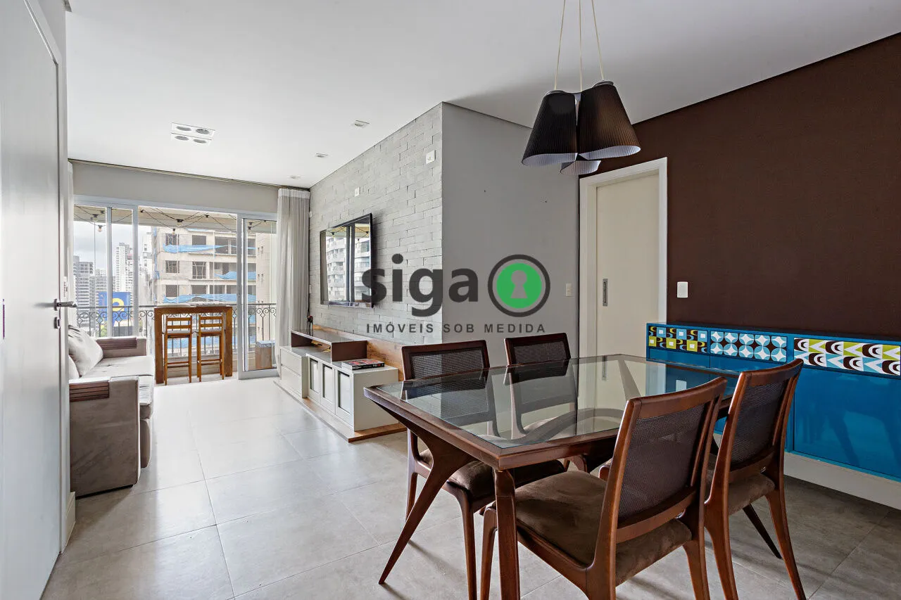 Imagem APARTAMENTO IMPECÁVEL MOBILIADO E EQUIPADO NO BROOKLIN