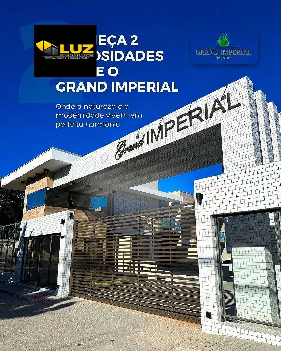 Imagem GRAND IMPERIAL RESIDENCE - VIVA COM EXCLUSIVIDADE E QUALIDADE DE VIDA!
