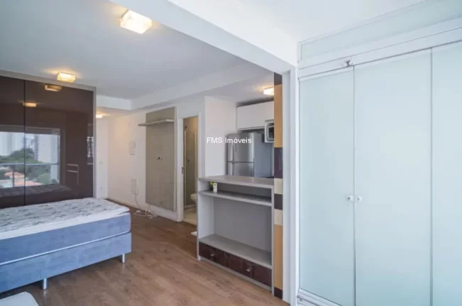 Imagem Studio para locação no Brooklin com 1 suíte, 1 banheiro, 1 vaga, 36m².
