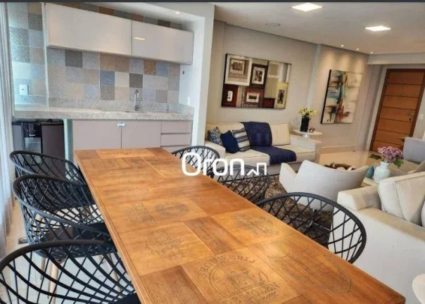 Imagem Apartamento mobiliado com 3 dormitórios à venda, 118 m² por R$ 1.350.000 - Alto da Glória - Goiânia/GO