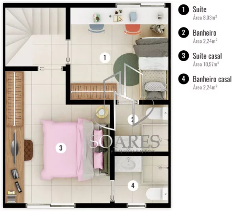 Imagem VILA VARANDA Seu novo lar está pronto! Casa com suíte e quintal na Cidade Nova