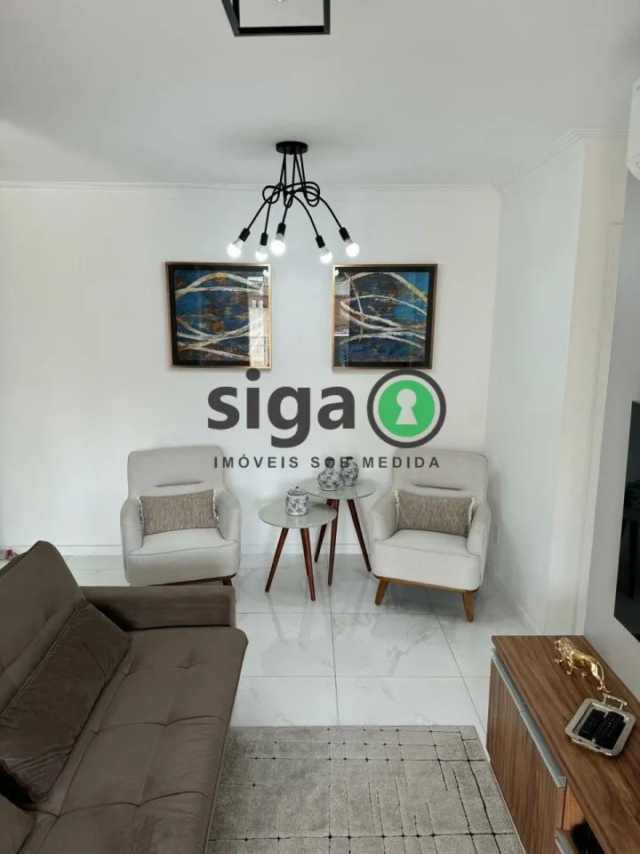 Imagem Apartamento á venda 60m² com 2 dormitórios sendo 1 suíte, localizado na Chácara Santo Antônio/SP