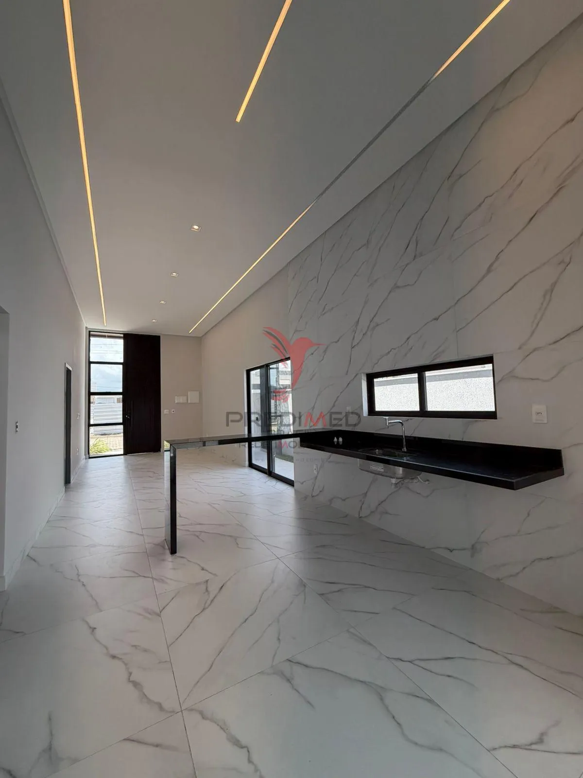 Imagem Casa Térrea no condomínio fechado sunville, área gourmet, churrasqueira e piscina